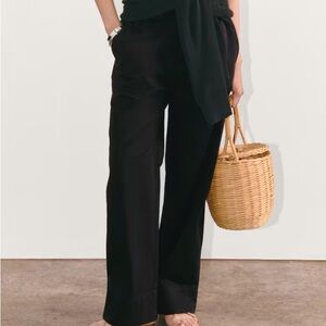 Black Easy Pants